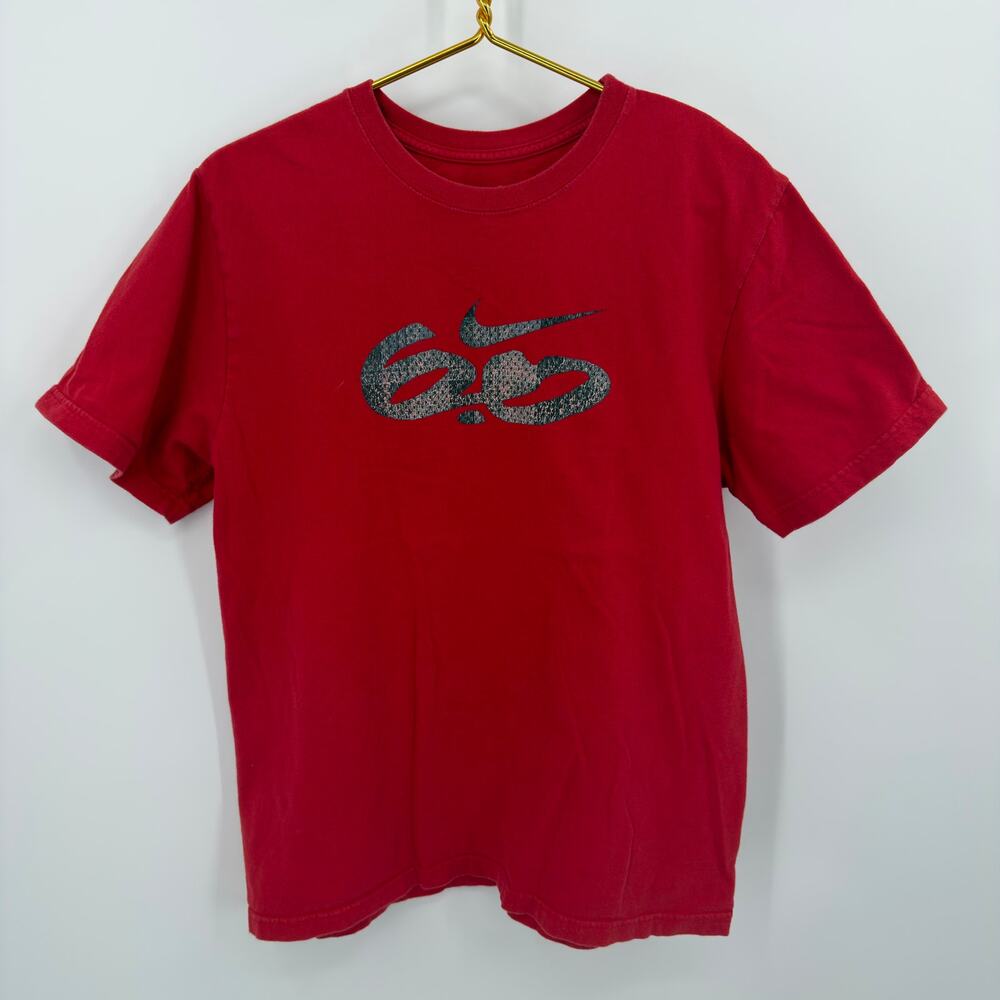 Nike SB Red Logo Graphic T-Shirt - Men's Large - Cotton
